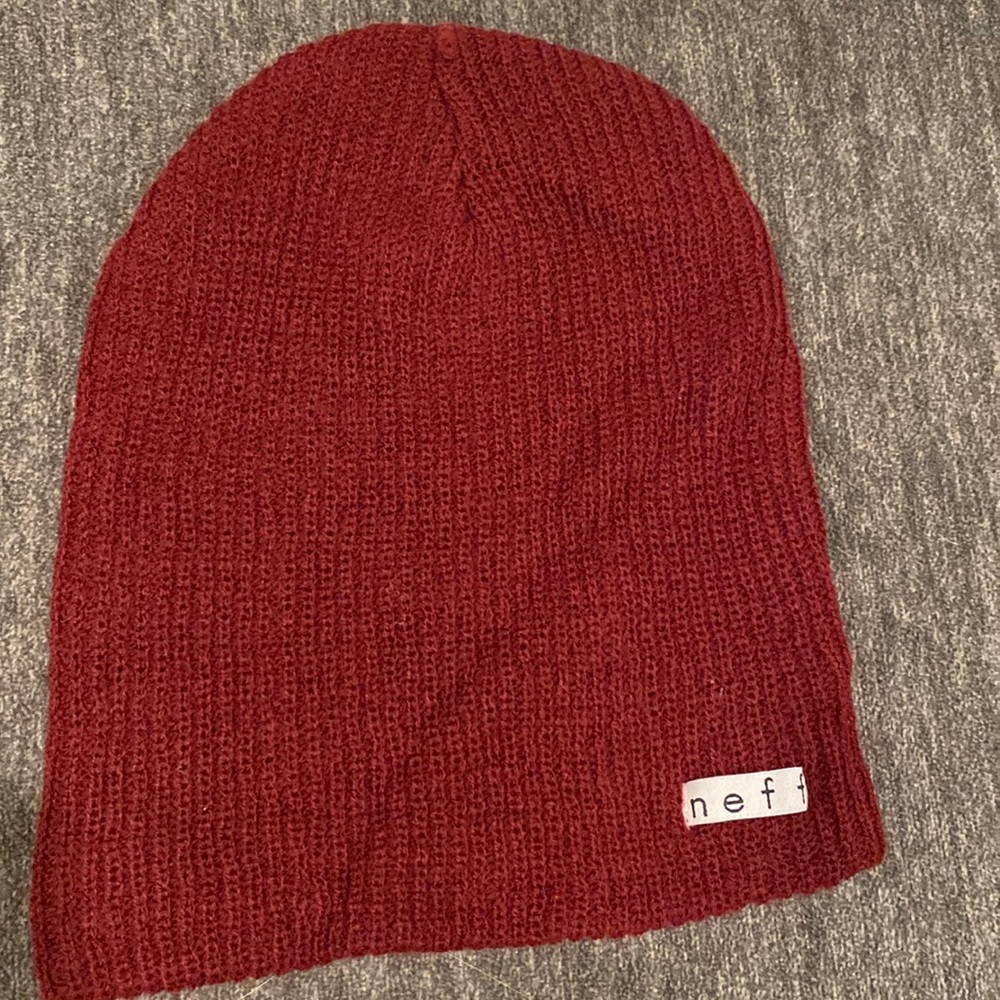 Neff Maroon Beanie